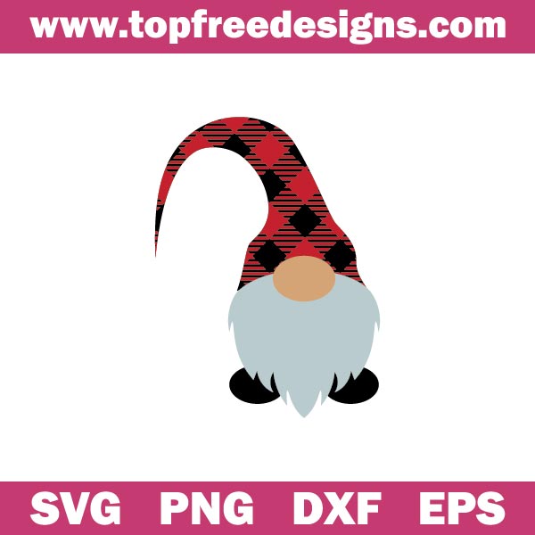 Free Christmas Gnome SVG File for cricut