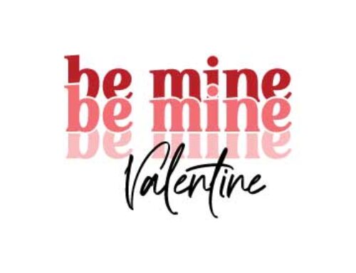 Be Mine Valentine SVG Free