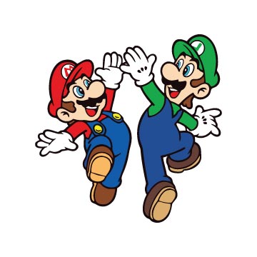 Mario-And-Luigi-SVG-free