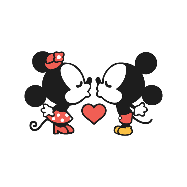 Mickey-and-Minnie-Love svg