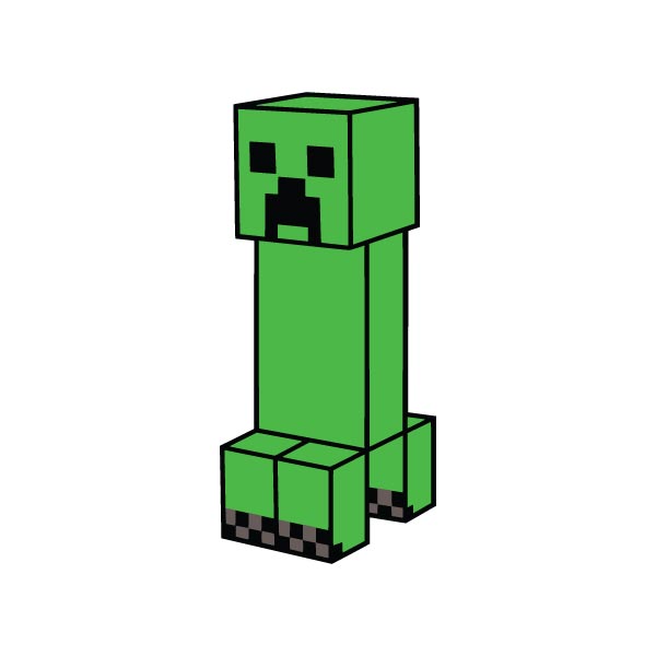 Minecraft-Creeper-SVG-Free