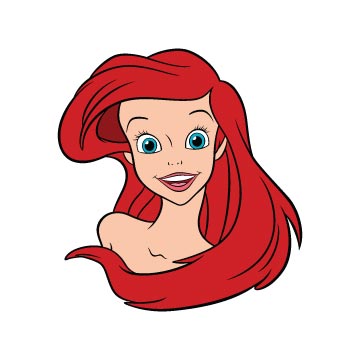 The-Little-Mermaid-Ariel-SVG-Free-File